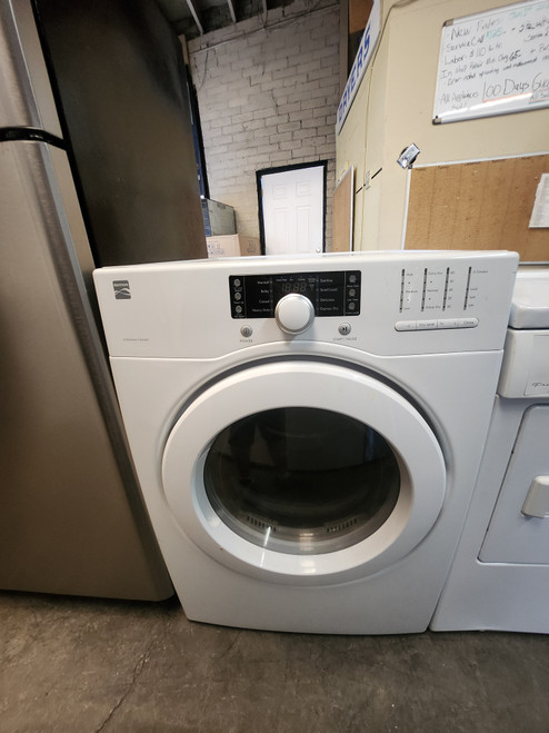 KENMORE ELECTRIC DRYER 8 SETTINGS 5 TEMPERATURE OPTIONS WHITE LOCATED IN OUR PORTLAND OREGON APPLIANCE STORE SKU 23140