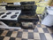 FRIGIDAIRE 30 INCH FREESTANDING ELECTRIC RANGE COIL BURNES 2 LARGE 2 SMALL SELF CLEANING OVEN BLACK LOCATED IN OUR PORTLAND OREGON APPLIANCE STORE SKU 23147
