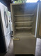 AMANA 19 CUBIC FOOT BOTTOM FREEZER GLASS SHELVES SWING OPEN FREEZER DOOR 1 WIRE SHELF AND PULL BASKET IN FREEZER WHITE LOCATED IN OUR PORTLAND OREGON APPLIANCE STORE SKU 23173