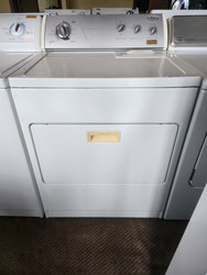 WHIRLPOOL COMMERCIAL QUALITY SUPER CAPACITY PLUS ELECTRIC DRYER 8 CYCLE 4 TEMPERATURE TOP FILTER LARGE PULL DOWN HAMPER DOOR WHITE LOCATED IN OUR PORTLAND OREGON APPLIANCE STORE SKU 23182