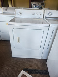 KENMORE HEAVY DUTY SUPER CAPACITY PLUS ELECTRIC DRYER 3 DRY SETTINGS 1 AUTO 1 TIMED PLUS DRY 4 TEMPERATURE OPTIONS TOP FILTER SWING OPEN DOOR WHITE LOCATED IN OUR PORTLAND OREGON APPLIANCE STORE SKU 23186