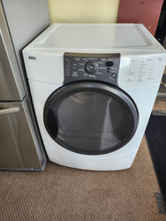 KENMORE ELITE ELECTRIC DRYER 6 AUTO DRY OPTIONS AND 3 TIMED 5 TEMPERATURE PLUS WRINKLE GUARD WHITE LOCATED IN OUR PORTLAND OREGON APPLIANCE STORE SKU 23193