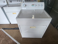 WHIRLPOOL COMMERCIAL QUALITY SUPER CAPACITY PLUS 8 CYCLES 4 TEMPERATURE ELECTRIC DRYER TOP FILTER PULL DOWN DOOR LOCATED IN OUR PORTLAND OREGON APPLIANCE STORE SKU 23195