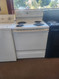 GE 30 INCH FREESTANDING ELECTRIC RANGE COIL BURNERS 2 SMALL 2 LARGE SELF CLEANING OVEN WHITE LOCATED IN OUR PORTLAND OREGON APPLIANCE STORE SKU 23218