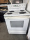 KENMORE 30 INCH FREESTANDING ELECTRIC RANGE COIL BURNERS 2 LARGE 2 SMALL SELF CLEANING OVEN WHITE LOCATED IN OUR PORTLAND OREGON APPLIANCE STORE SKU 23228