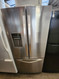 Whirlpool 30 Inch French Door Refrigerator with Fresh Flow Produce Preserver, Adaptive Defrost, External Dispenser, Spill-Proof Shelves, Humidity Controlled Crispers, PUR Ice Filtration and ENERGY STAR® Rated: Monochromatic Stainless SKU 23229