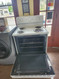 HOTPOINT 30 INCH FREESTANDING ELECTRIC RANGE MANUAL CLEAN OVEN COIL BURNERS 2LARGE 2 SMALL STORAGE DRAWER WHITE LOCATED IN OUR PORTLAND OREGON APPLIANCE STORE SKU 23252