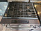 KitchenAid 30 Inch Slide-In Gas Range with 5 Sealed Burners, 5.8 cu ft. Even-Heat True Convection Oven, 17,000 BTU Burner, Storage Drawer, Steam Rack, Aqua-Lift® Steam Clean Black Stainless Steel with Print Shield Finish SKU 23255