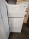 HOTPOINT 15 CUBIC FOOT EFRIGERATOR TOP FREEZER AUTOMATIC DEFROST WIRE SHELVES 2 CRISPER DRAWERS WITH WHITE LOCATED IN OUR PORTLAND OREGON APPLIANCE STORE SKU 23271