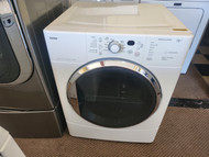 KENMORE SUPER CAPACITY ELECTRIC DRYER AUTO MOISTURE SENSING 5 AUTO OPTIONS 3 TIMED 5 TEMPERATURE PLUS AIR DRY WRINKLE GUARD CLEAR DOOR WHITE LOCATED IN OUR PORTLAND OREGON APPLIANCE STORE SKU 23281