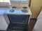 MAGIC CHEF 30 INCH FREESTANDING ELECTRIC RANGE MANUAL CLEAN OVEN COIL BURNERS 3 SMALL 1 LARGE ALMOND LOCATED IN OUR PORTLAND OREGON APPLIANCE STORE SKU 23287