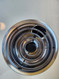 MAGIC CHEF 30 INCH FREESTANDING ELECTRIC RANGE MANUAL CLEAN OVEN COIL BURNERS 3 SMALL 1 LARGE ALMOND LOCATED IN OUR PORTLAND OREGON APPLIANCE STORE SKU 23287