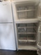 KENMORE REFRIGERATOR TOP FREEZER GLASS SHELVES 2 HUMIDITY CONTROL CRISPER DRAWERS 1 DELI DRAWER FULL WIDTH WIRE SHELF IN FREEZER WHITE LOCATED IN OUR PORTLAND OREGON APPLIANCE STORE SKU 23292
