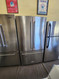 KitchenAid 36 Inch Counter Depth French Door Refrigerator with 20 Cu. Ft. Capacity, Extend Fresh System, Interior Water Dispenser, Produce Preserver, Humidity-Controlled Crispers, Fresh Chill Pantry, Automatic Ice Maker LED Lighting Stainless SKU 23293