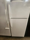 Frigidaire 30 Inch Top-Freezer Refrigerator with 18 Cu. Ft. Capacity, Store-More Crispers, Store-More Gallon Shelf, Clear Dairy Bin, Full-Width Freezer Shelf, Reversible Door, and COSMETIC ISSUES ON BOTTOM TRIM SEE PIC White SKU 23296