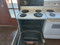 HOTPOINT 30 INCH FREESTANDING ELECTRIC RANGE COIL BURNERS 2 LARGE 2 SMALL SELF CLEANING OVEN WHITE WITH  BLACK GLASS DOOR AND CONTROL PANEL LOCATED IN OUR PORTLAND OREGON APPLIANCE STORE SKU 23297