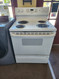 HOTPOINT FREESTANDING 30 INCH ELECTRIC RANGE COIL BURNERS 2 LARGE 2 SMALL HI-LO BROIL OPTION SELF CLEANING OVEN WHITE LOCATED IN OUR PORTLAND OREGON APPLIANCE STORE SKU 23299