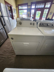 Whirlpool 29 Inch Electric Dryer with Auto Dry Drying System, Wrinkle Shield Option, Hamper Door, Timed Dry, 3 Drying Temperatures and 7.0 cu. ft. Capacity White LOCATED IN OUR PORTLAND OREGON APPLIANCE STORE SKU 23302
