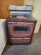 GE VINTAGE ELECTRIC RANGE 30 INCH FREESTANDING COIL BURNERS 2 LARGE 2 SMALL MANUAL CLEAN VIEWING WINDOW STORAGE DRAWER TWO-TONE BROWN LOCATED IN OUR PORTLAND OREGON APPLIANCE STORE SKU 23208