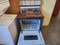 GE VINTAGE ELECTRIC RANGE 30 INCH FREESTANDING COIL BURNERS 2 LARGE 2 SMALL MANUAL CLEAN VIEWING WINDOW STORAGE DRAWER TWO-TONE BROWN LOCATED IN OUR PORTLAND OREGON APPLIANCE STORE SKU 23208