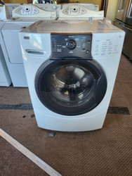 KENMORE ELITE FRONT LOAD WASHER 5 CYCLE PREWASH OPTION 4 TEMPERATURE  4 SPEED 2ND RINSE WHITE LOCATED IN OUR PORTLAND OREGON APPLIANCE STORE SKU 23919