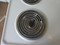 WHIRLPOOL 30 INCH FREESTANDING ELECTRIC RANGE COIL BURNERS 2 LARGE 2 SMALL SELF CLEANING OVEN CUSTOM BROIL OPTION STORAGE DRAWER GLASS DOOR NO WINDOW WHITE LOCATED IN OUR PORTLAND OREGON APPLIANCE STORE SKU 23444