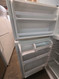 WHIRLPOOL 18 CUBIC FOOT REFRIGERATOR WIRE SHELVES GLASS CRISPER COVER LARGE CRISPER DRAWER WHITE LOCATED IN OUR PORTLAND OREGON APPLIANCE STORE SKU 23348