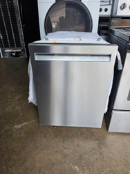 KitchenAid 24 Inch Full Console Dishwasher with 12 Place Setting Capacity, 5 Wash Cycles, Adjustable Upper Rack Pro-Wash™ Cycle, Heat Dry Option, Express Wash Cycle, Eco Series and Sabba Stainless Steel Finish SKU 23349