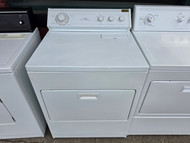 WHIRLPOOL HEAVY DUTY SUPER CAPACITY 7 CYCLE 4 TEMPERATURE ELECTRIC DRYER TOP FILTER PULL DOWN DOOR WHITE LOCATED IN OUR PORTLAND OREGON APPLIANCE STORE SKU 23352