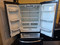 KITCHENAID FRENCH DOOR REFRIGERATOR 22 CUBIC FOOT AND WHIRLPOOL STOVE PACKAGE REFRIGERATOR ICE AND WATER GLASS SHELVES 2 CRISPER DRAWER DELI DRAWER 5 BURNER MANUAL CLEAN OVER BLACK SKU 23359