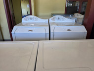 MAYTAG NEPTUNE WASHER AND DRYER SET FRONT LOAD WASHER 4 CYCLE 4 TEMPERATURE PRESOAK EXTRA RINSE DRYER 5 DRY SETTINGS 4 TEMPERATURE SENSOR DRY OPTION WHITE LOCATED IN OUR PORTLAND OREGON APPLIANCE STORE SKU 23369