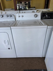 ROPER BY WHIRLPOOL HEAVY DUTY SUPER CAPACITY TOP LOAD WASHER 8 CYCLE WITH 2 SPEED COMBINATIONS 4 WATER LEVELS 3 TEMPERATURE WHITE LOCATED IN OUR PORTLAND OREGON APPLIANCE STORE SKU 23376