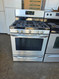 Frigidaire Gallery Series 30 Inch Gas Range with Effortless Convection One-Touch Self-Clean, 5 Sealed Burners, 5.0 cu. ft. Oven Capacity, Continuous Grates, Power Burner, Simmer Burner, Griddle Included Stainless SKU 23378