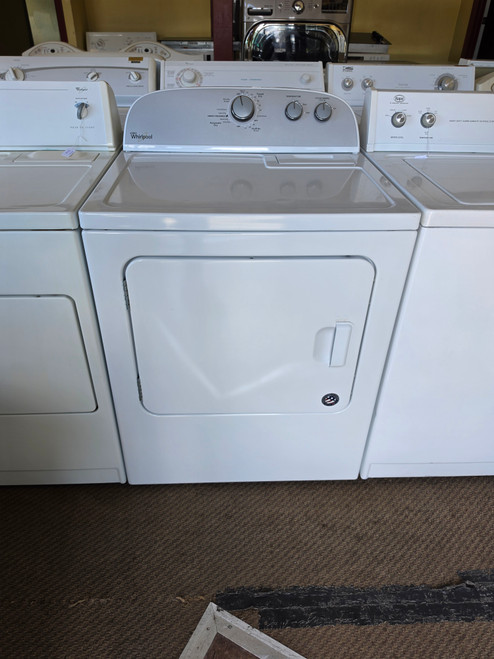 Whirlpool 29 Inch 7.0 cu. ft. Electric Dryer with 14 Drying Cycles, 4 Temperature Settings, Heavy Duty Cycle, Wrinkle Shield, Cool Down Cycle, Auto Dry and Timed Dry LOCATED IN OUR PORTLAND OREGON APPLIANCE STORE SKU 23379