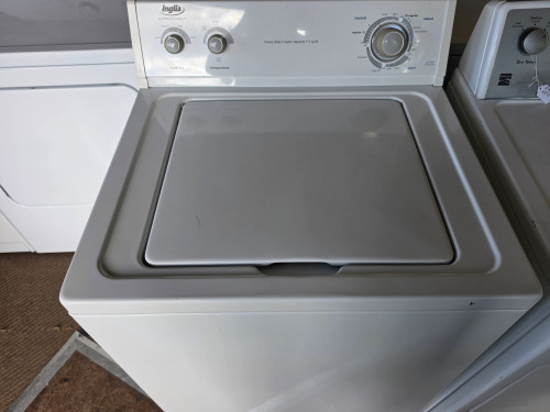 INGLIS BY WHIRLPOOL TOP LOAD WASH HEAVY DUTY SUPER 5 CYCLE 4 WATER LEVELS 3 TEMPERATURE WHITE LOCATED IN OUR PORTLAND OREGONAPPLIANCE STORE SKU 23380