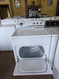 KENMORE ELECTRIC DRYER 3 CYCLE AUTO DRY TIMED DRY PLUS AIR FLUFF 3 TEMPERSTURE HIGH MED LOW TOP FILTER PULL DOWN HAMPER DOOR WHITE LOCATED IN OUR PORTLAND OREGON APPLIANCE STORE SKU 23383