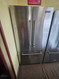 Viking 21.8 cu. ft. Counter-Depth French Door Refrigerator with Spill-Proof Glass Shelves, Humidity Zone Drawers, Internal Water Dispenser and Tri-Level Freezer Drawer FEW DINGS TOP OF FREEZER DOOR STAINLESS SKU 23392
