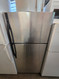 KENMORE 18 CUBIC FOOT REFRIGERATOR TOP FREEZER FULL WIDTH ADJUSTABLE GLASS SHELVES 1 DELI DRAWER 2 CRISPER DRAWERS WIRE SHELF IN FREEZER STAINLESS LOCATED IN OUR PORTLAND OREGON APPLIANCE SKU 23396