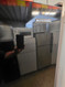KITCHENAID 20 CUBIC FOOT REFRIGERATOR ADJUSTABLE GLASS SHELVES LARGE PANTRY DRAWER 2 CRISPER DRAWERS ICE AND WATER PULL OPEN FREEZER DOOR BLACK LOCATED IN OUR PORTLAND OREGON APPLIANCE STORE SKU 23407