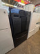 KITCHENAID 20 CUBIC FOOT REFRIGERATOR ADJUSTABLE GLASS SHELVES LARGE PANTRY DRAWER 2 CRISPER DRAWERS ICE AND WATER PULL OPEN FREEZER DOOR BLACK LOCATED IN OUR PORTLAND OREGON APPLIANCE STORE SKU 23407