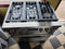 JENN-AIR 36 INCH FREESTANDING DUAL FUEL RANGE 6 BURNER DUAL CONVECTION MOTOR HEAVY DUTY BURNER GRATES STAINLESS LOCATED IN OUR PORTLAND OREGON APPLIANCE STORE SKU 23830