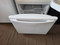 AMANA 19 CUBIC FOOT REFRIGERATOR BOTTOM FREEZER ADJUSTABLE GLASS SHELVES 1 DELI AND 2 CRISPER DRAWERS PULL OPEN FREEZER DOOR WIRE SHELVES IN FREEZER WHITE LOCATED IN OUR PORTLAND OREGON APPLIANCE STORE SKU 23834