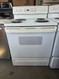 GE 30 INCH FREESTANDING ELECTRIC RANGE SELF CLEANING OVEN COIL BURNERS 2 LARGE 2 SMALL STORAGE WHITE LOCATED IN OUR PORTLAND OREGON APPLIANCE STORE SKU 23836