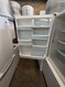 AMANA 22 CUBIC FOOT REFRIGERATOR WITH BOTTOM FREEZER 4 SPLIT ADJUSTABLE GLASS SHELVES 2 CRISPER DRAWERS WITH GLASS COVER SWING OPEN FREEZER DOOR WHITE LOCATED IN OUR PORTLAND OREGON APPLIANCE STORE SKU 23879