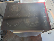 KENMORE BY FRIGIDAIRE 30 INCH GLASS COOKTOP 4 BURNER 1 LARGE DUAL 1 LARGE 2 SMALL LEFT FRONT BURNER HAS SIMMER SELECT OPTION BLACK LOCATED IN OUR PORTLAND OREGON APPLIANCE STORE 23891
