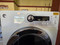 GE 24 INCH WASHER AND DRYER CAN SET SIDE BY SIDE OR STACK FRONT LOAD WASHER 9 WASH SETTING EXTRA RINSE DRYER 3 TIMED SETTING 6 AUTO DRY EXTEND TUMBLE WHITE LOCATED IN OUR PORTLAND OREGON APPLIANCE STORE SKU 23903