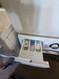 GE 24 INCH WASHER AND DRYER CAN SET SIDE BY SIDE OR STACK FRONT LOAD WASHER 9 WASH SETTING EXTRA RINSE DRYER 3 TIMED SETTING 6 AUTO DRY EXTEND TUMBLE WHITE LOCATED IN OUR PORTLAND OREGON APPLIANCE STORE SKU 23903