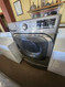 LG Steam Dryer Series DLEX8100V 29 Inch Electric Dryer with 9.0 Cu. Ft. Capacity, Flow Sense™ Duct Clogging Indicator, Lo-Decibel™ Operation, Flow Sense 14 Dryer Programs, Sensor Dry, True Steam™, and Steam Sanitary Graphite Steel SKU 23908 LG Steam Dryer Series DLEX8100V 29 Inch Electric Dryer with 9.0 Cu. Ft. Capacity, Flow Sense™ Duct Clogging Indicator, Lo-Decibel™ Operation, Flow Sense 14 Dryer Programs, Sensor Dry, True Steam™, and Steam Sanitary Graphite Steel SKU 23908