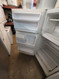 HOTPOINT 14 CUBUC FOOT REFRIGERATOR TOP FREEZER WIRE SHELVES 2 CRISPER DRAWERS COSMETIC ISSUES ON FREEZER DOOR SEE PIC WHITE LOCATED IN OUR PORTLAND OREGON APPLIANCE STORE SKU 23915