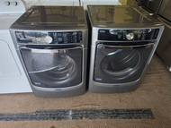 MAYTAG FRONT LOAD SET WASHER 10 WASH OPTIONS 3 TEMPERATURE 2 SPEED EXTRA RINSE DRYER 8 CYCLE 2 TEMPERATURE PLUS AIR DRY NO HEAT WRINKLE PREVENT SETTING GRAY SKU 23012